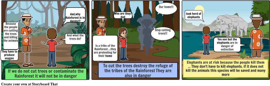 Rainforest_ Conservation_ Educational_ Comic_ Strip