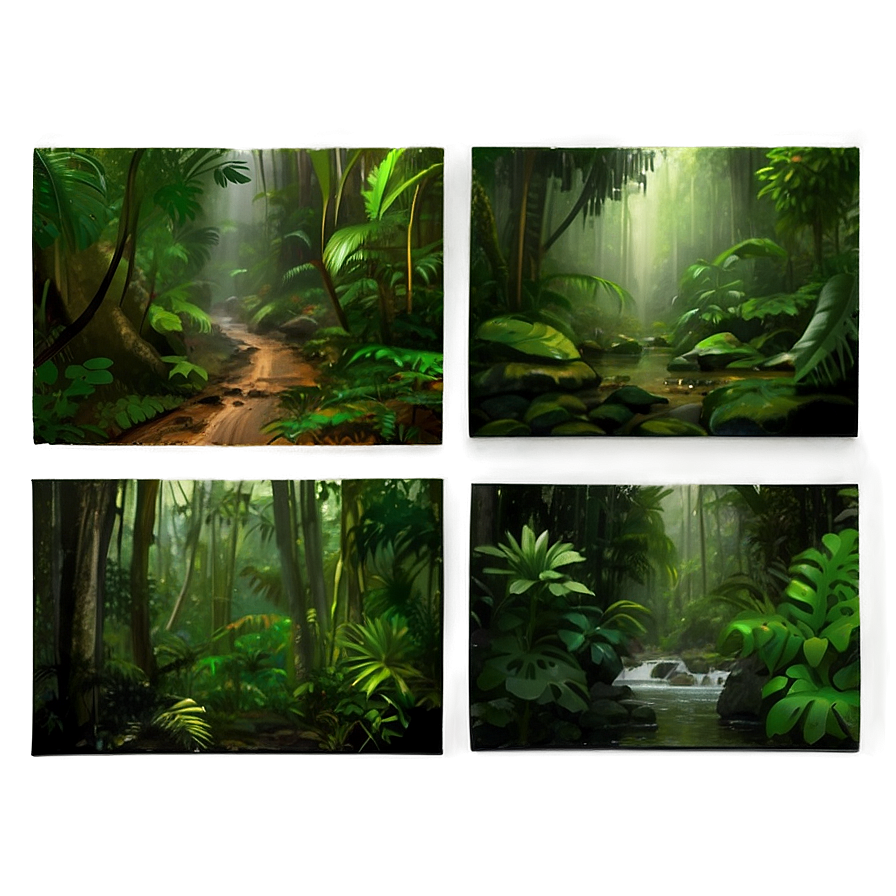 Rainforest Layers And Wildlife Png 33