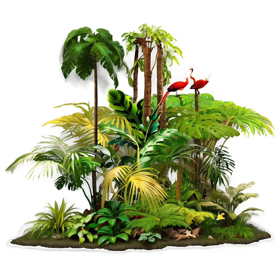 Rainforest Layers And Wildlife Png 50