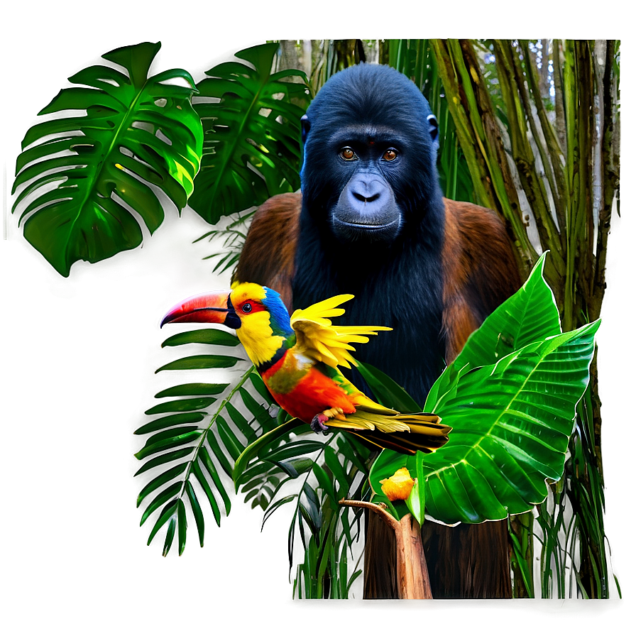 Rainforest Layers And Wildlife Png 75