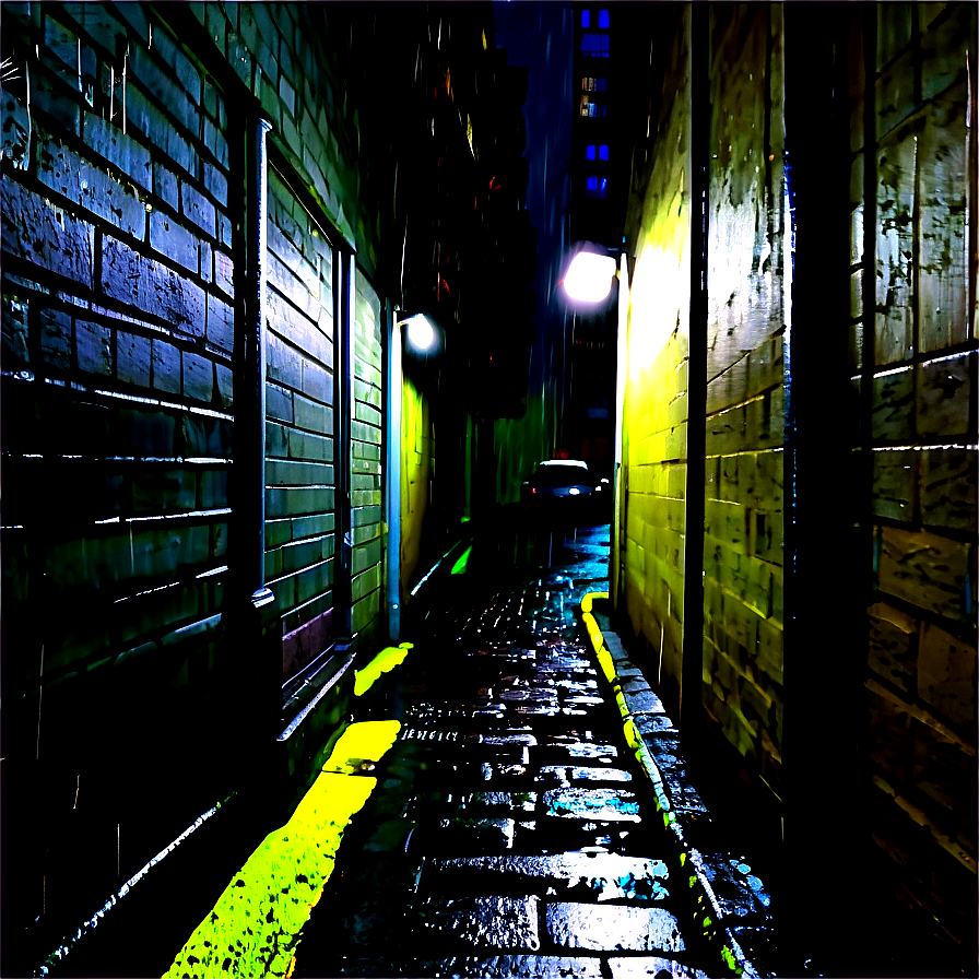 Rainy Alleyway Png Rhh99