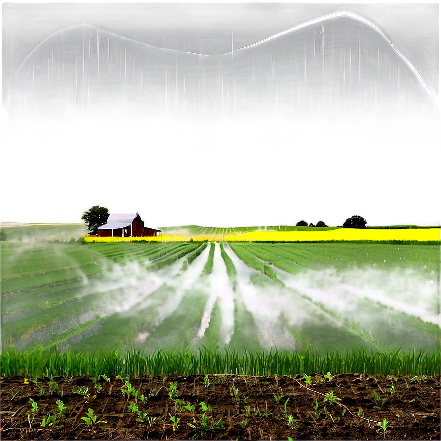 Rainy Farm Field Png 52