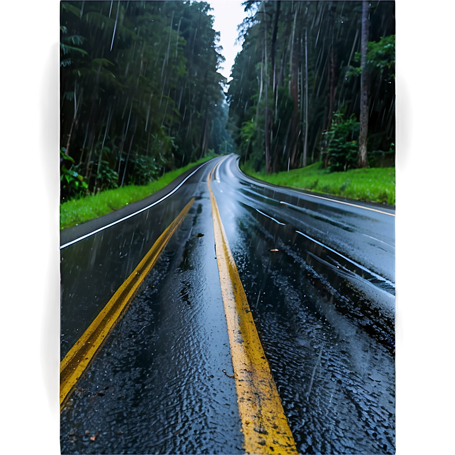 Rainy Road Png Qhq