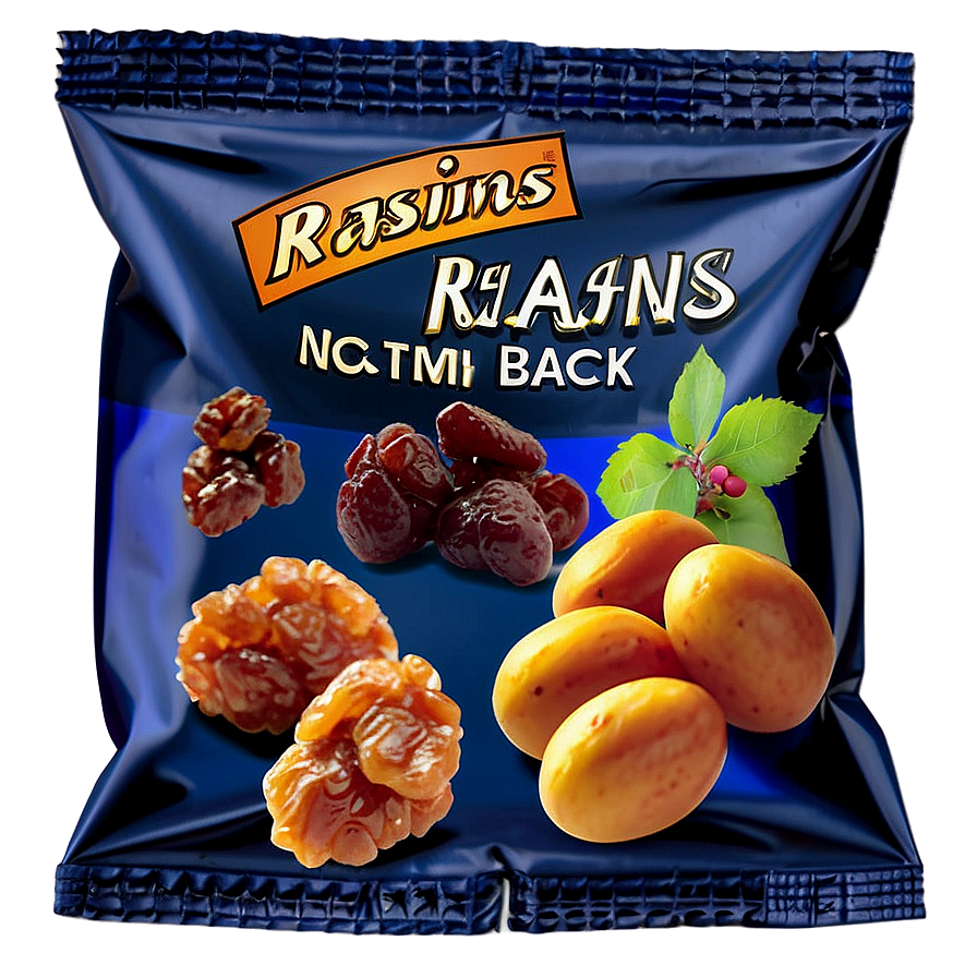 Raisins Snack Pack Png 06262024