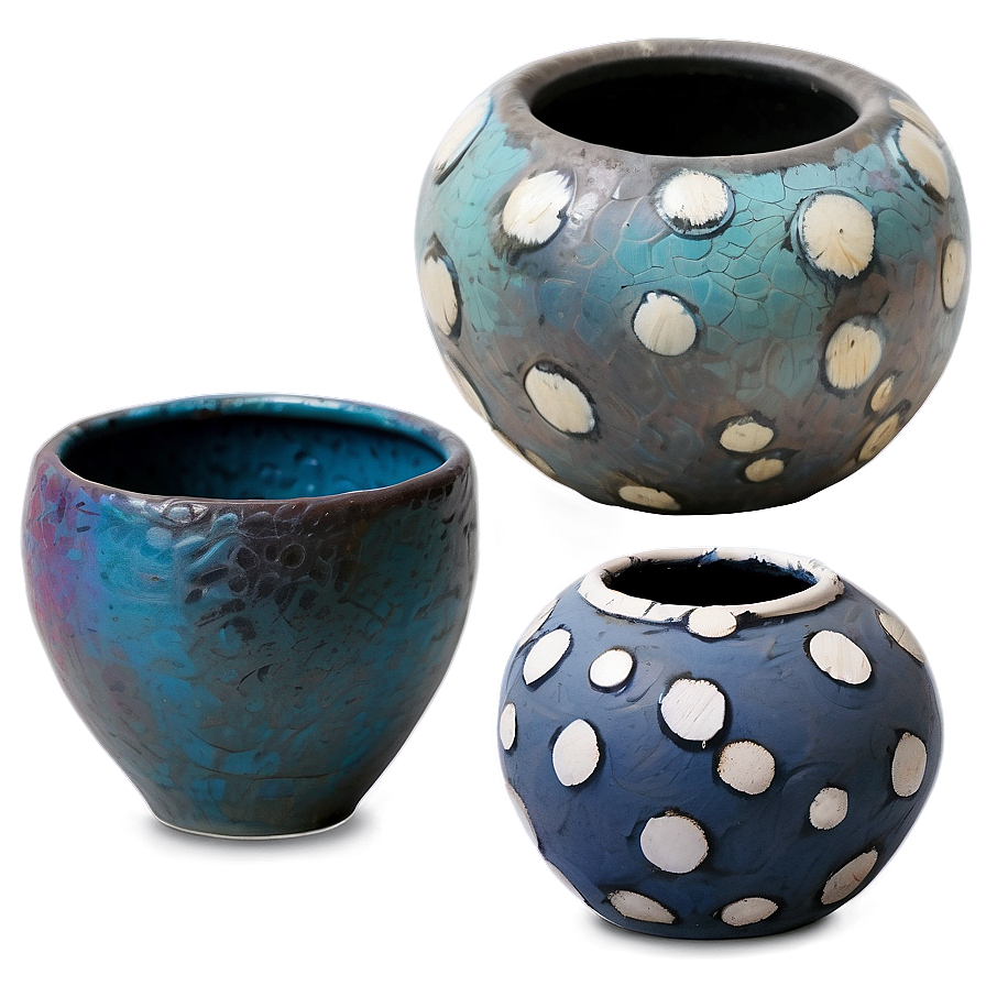 Raku Pottery Effects Png 06132024