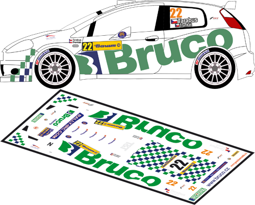 Rally Car Decal Design