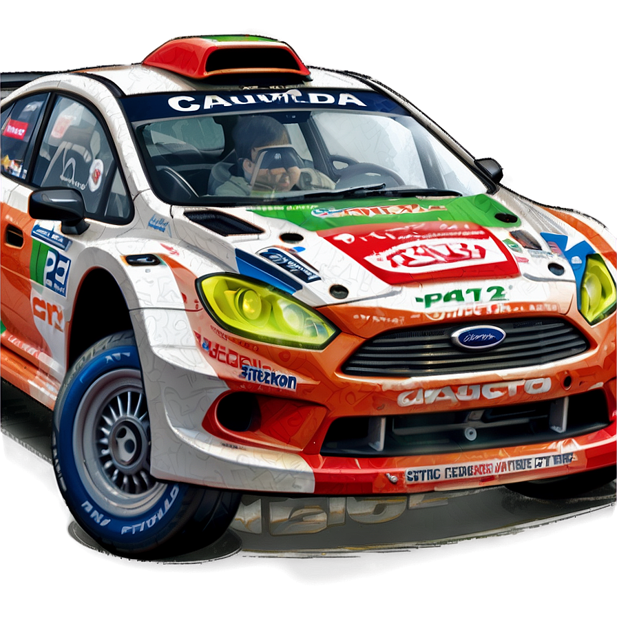 Rally Car Vector Sketch Png 50