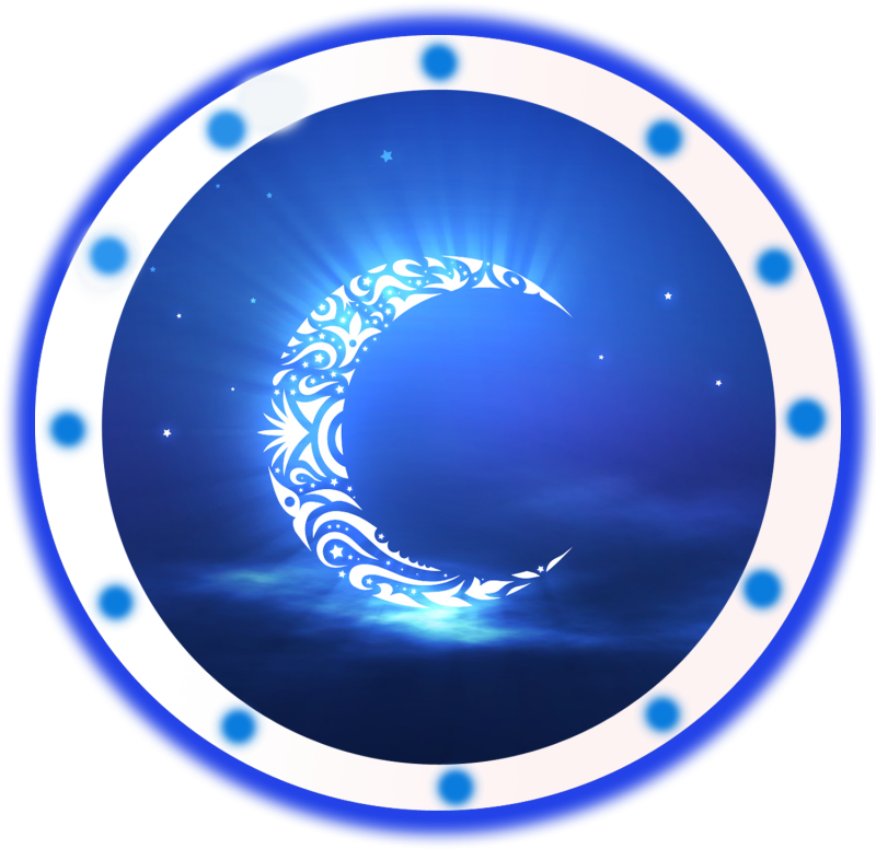 Ramadan Crescent Moon Graphic