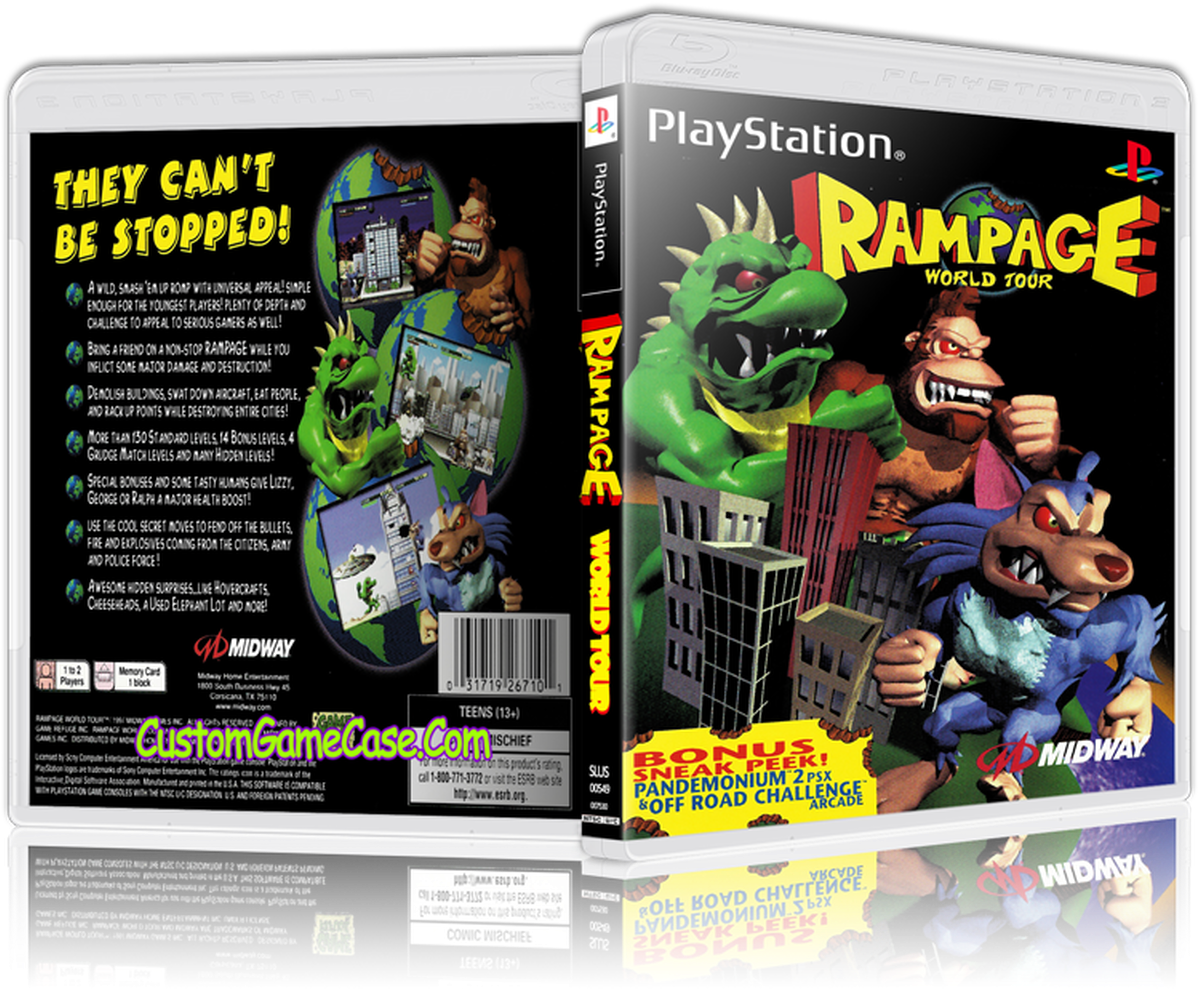 Rampage World Tour Play Station Game