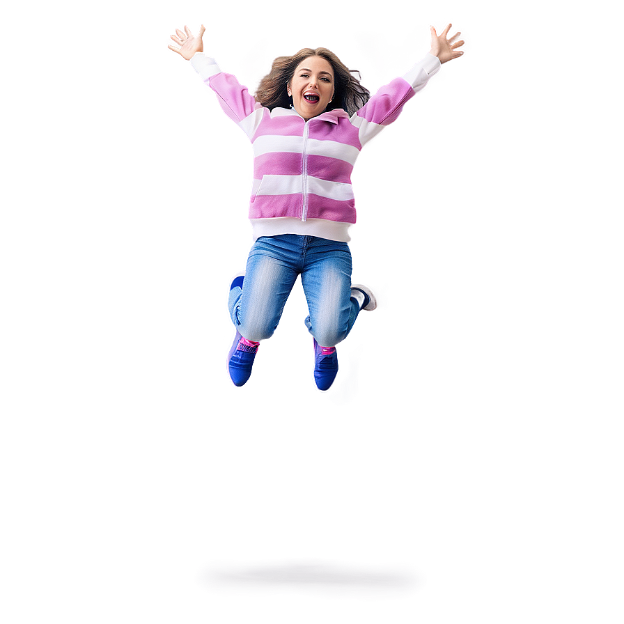 Random Person Jumping Joyfully Png Iti1