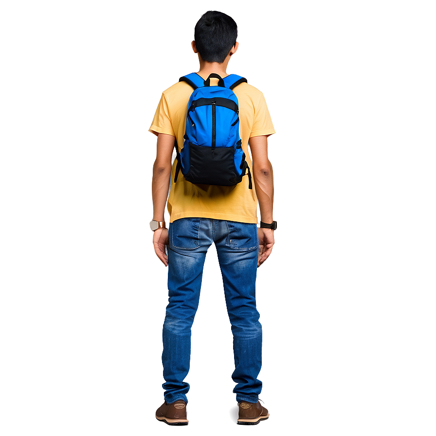 Random Person With Backpack Png 06252024