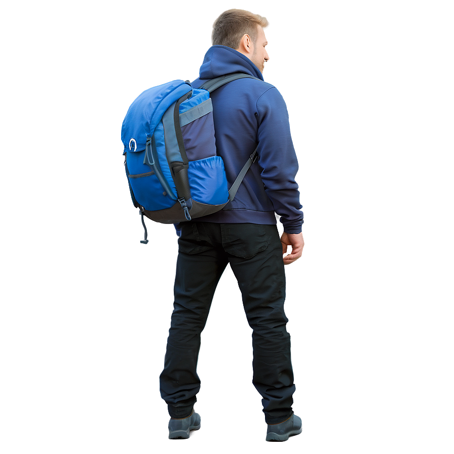 Random Person With Backpack Png Xvd