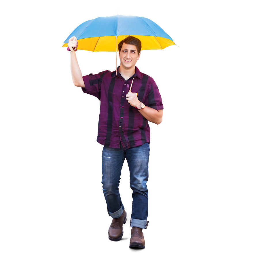 Random Person With Umbrella Png 35