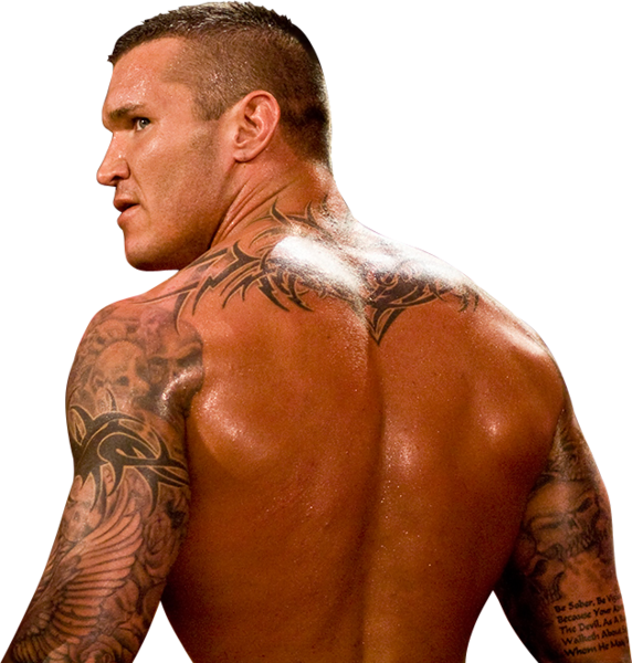 Randy Orton Tattooed Back