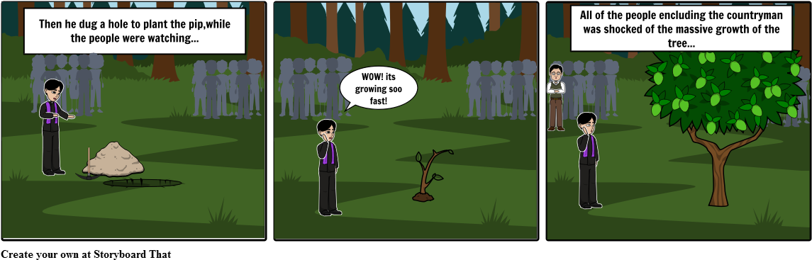 Rapid Tree Growth Comic Strip