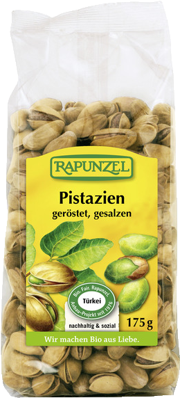 Rapunzel Brand Roasted Salted Pistachios Package