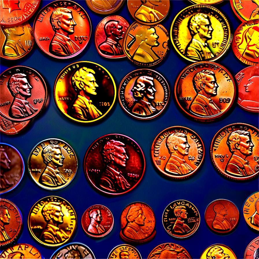 Rare Penny Collection Png 05242024