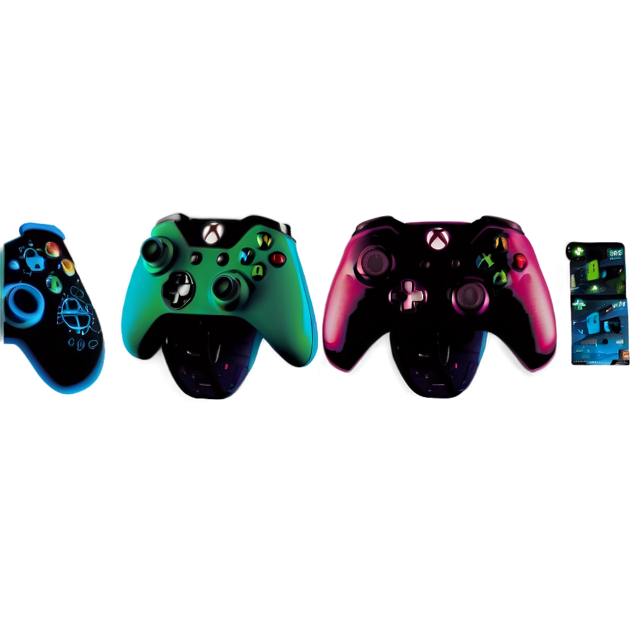 Rare Xbox Controller Collection Png 19