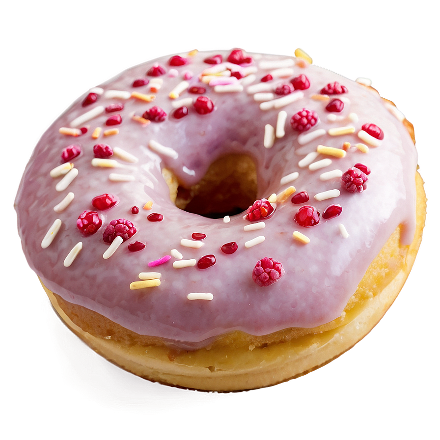 Raspberry Filled Donut Png Nwc