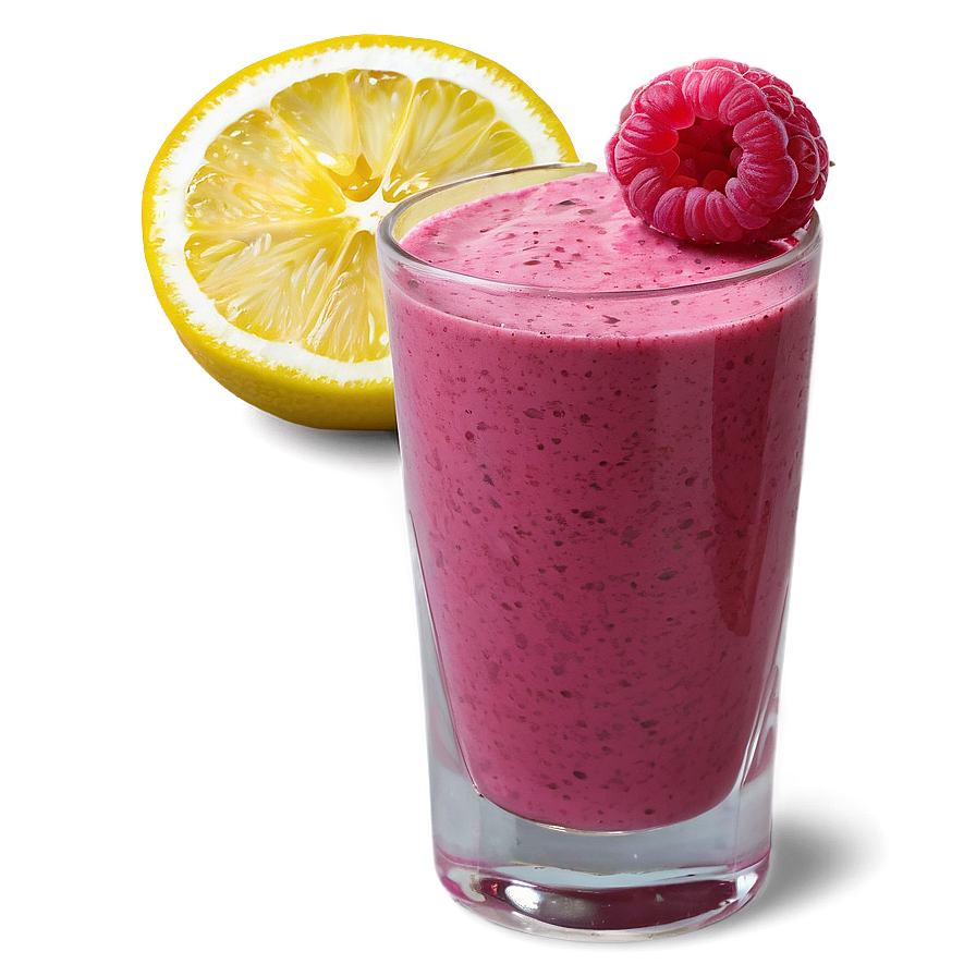 Raspberry Lemon Smoothie Png Wqs42