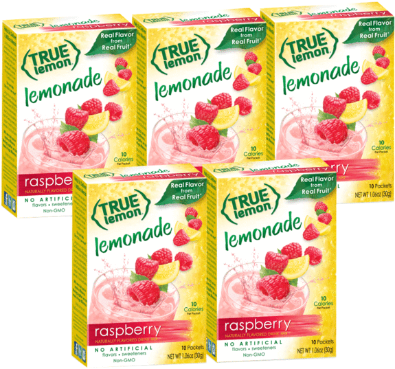 Raspberry Lemonade Packets Display