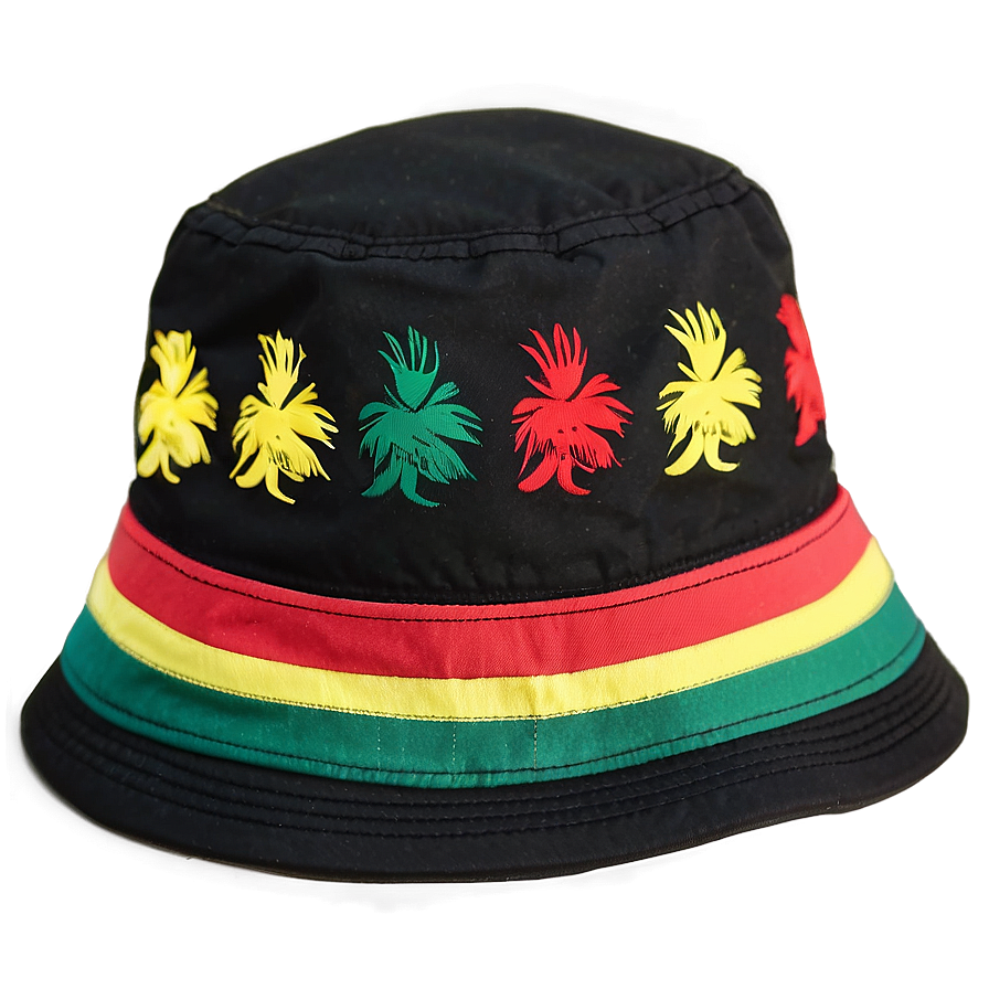 Rasta Bucket Hat Png 06282024