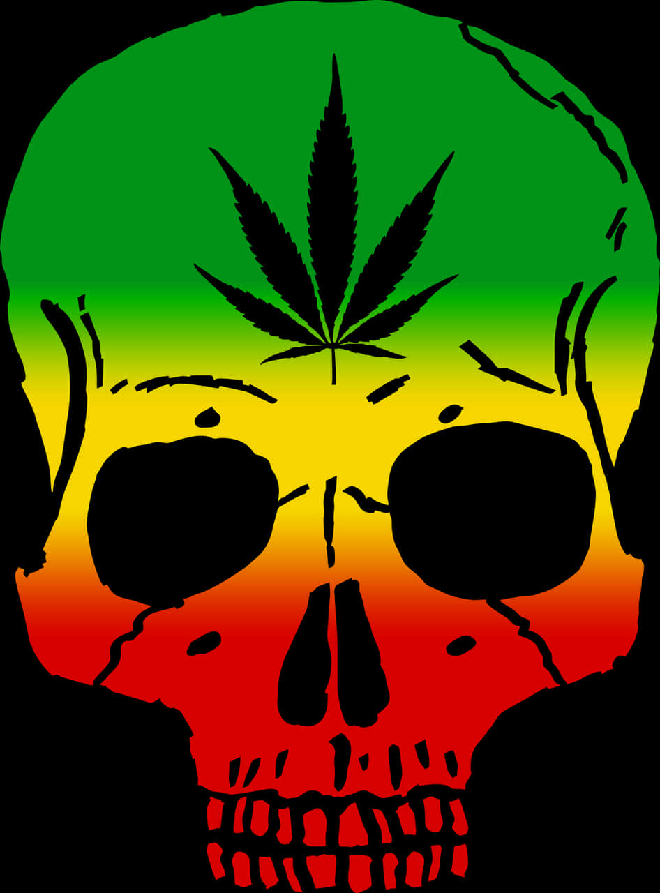 Rasta_ Skull_with_ Cannabis_ Leaf