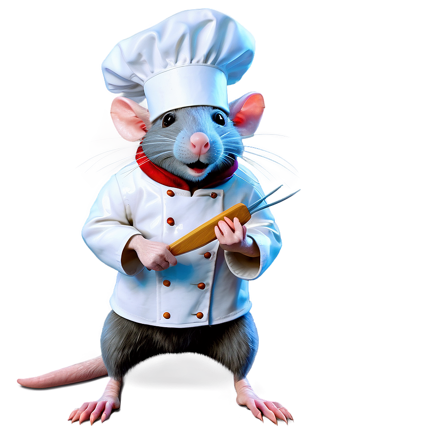 Rat Chef Cooking Png 55