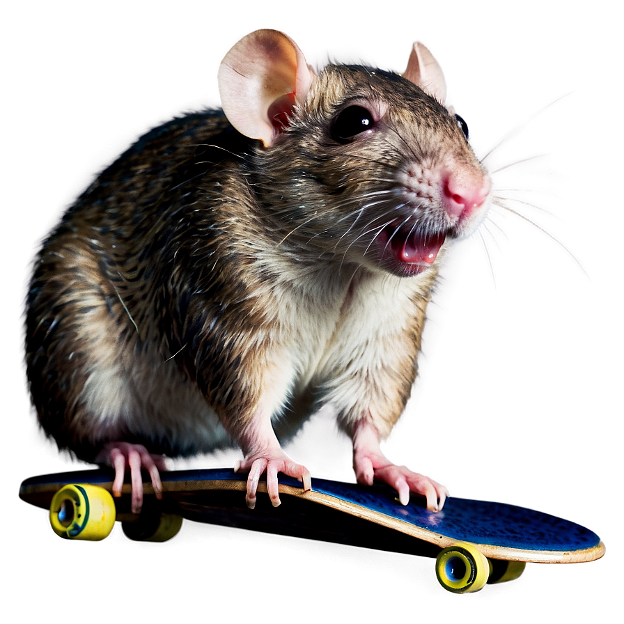 Rat On Skateboard Png Jvp71