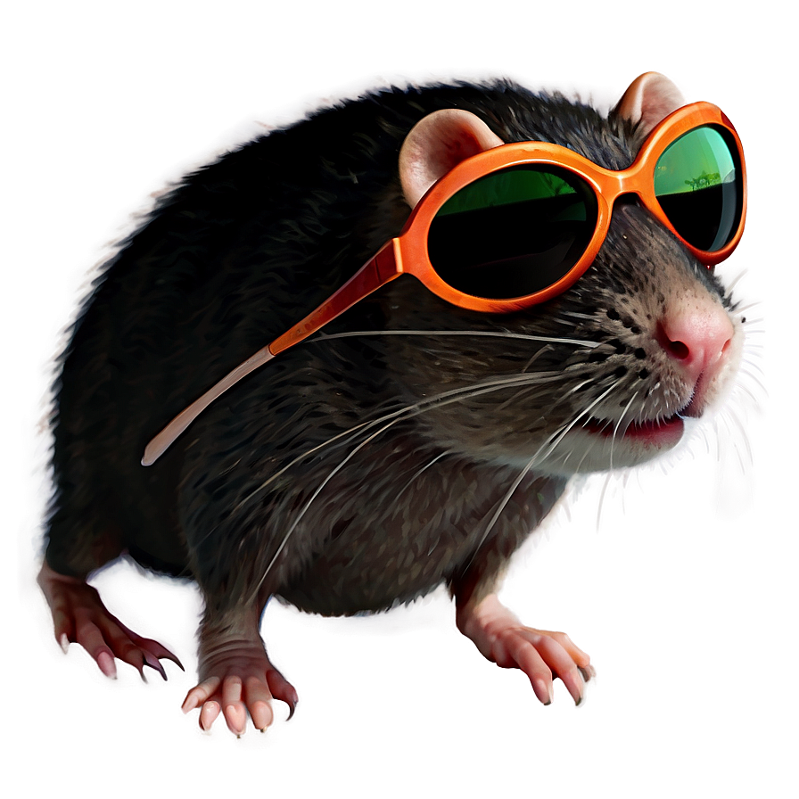 Rat With Sunglasses Png Dpo