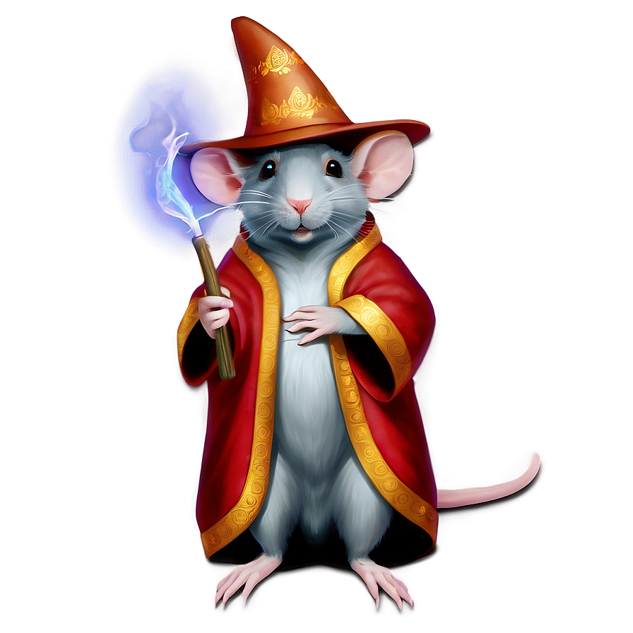 Rat Wizard Magic Png Tob