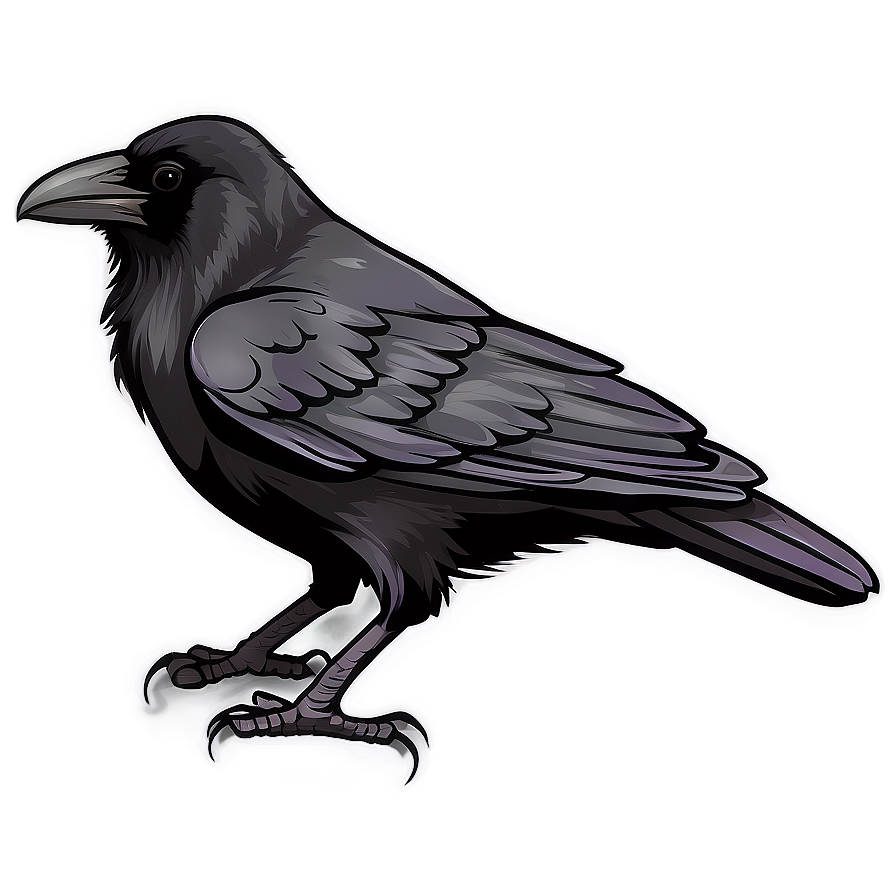 Raven Clipart Png Knr