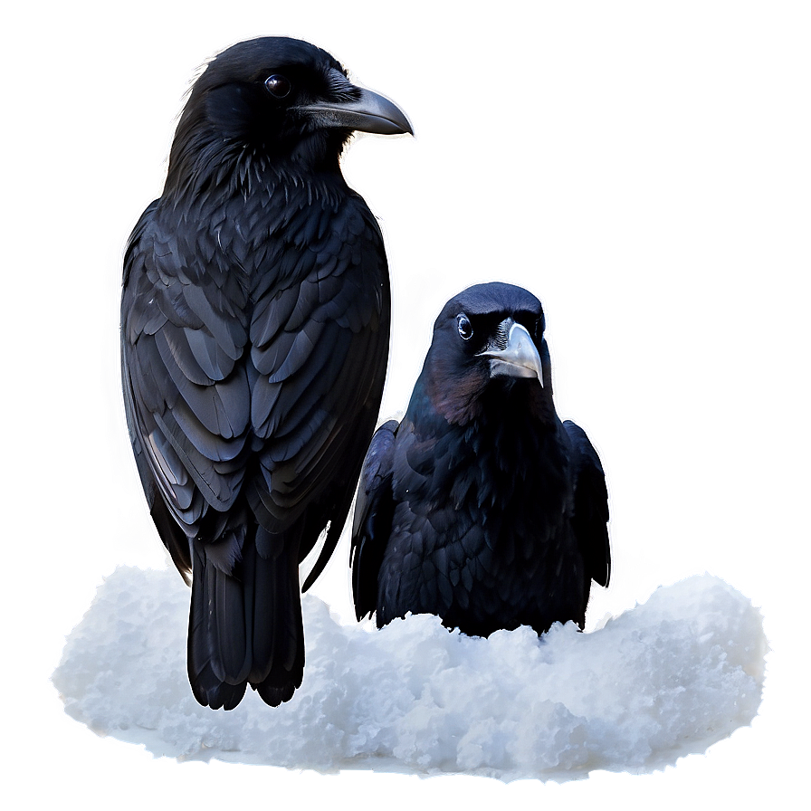 Raven In Snow Png 72