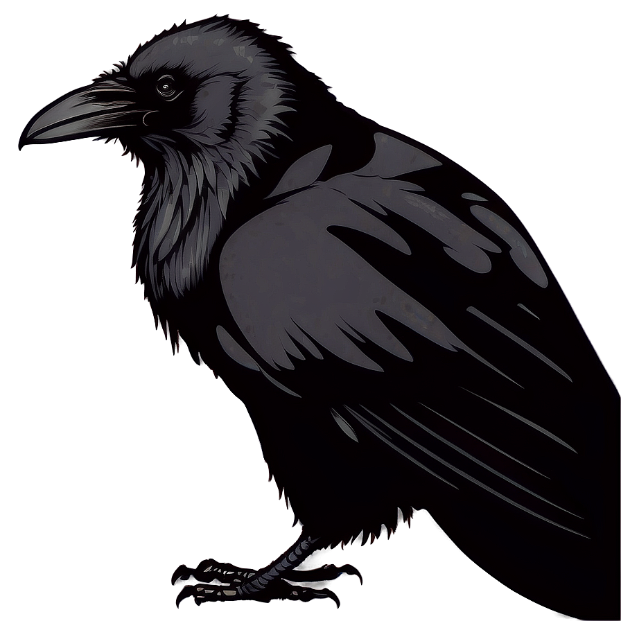 Raven Outline Png Cqm52