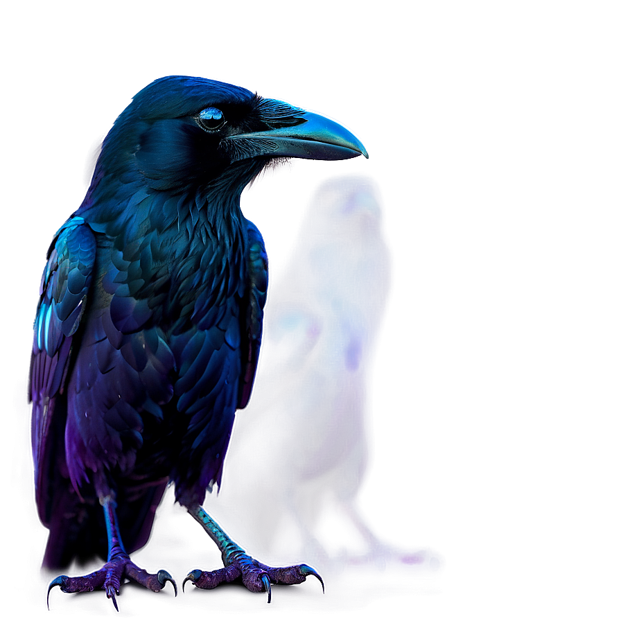 Raven With Glowing Eyes Png Srk