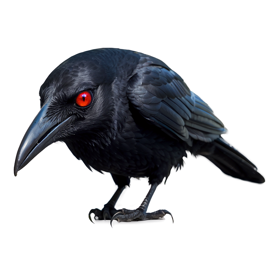 Raven With Red Eyes Png 05062024