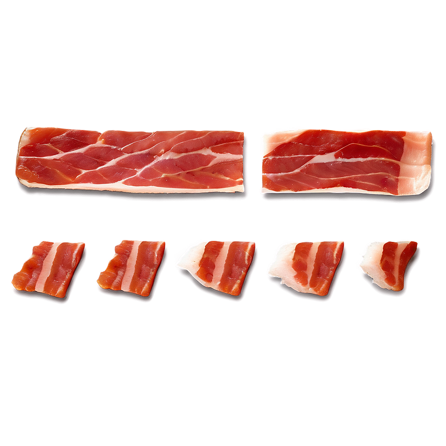 Raw Bacon Slices Png 41
