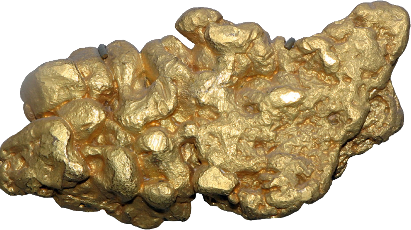 Raw Gold Nugget Texture