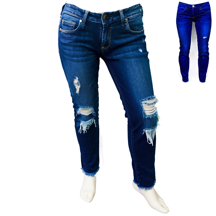 Raw Hem Jeans Png 05242024