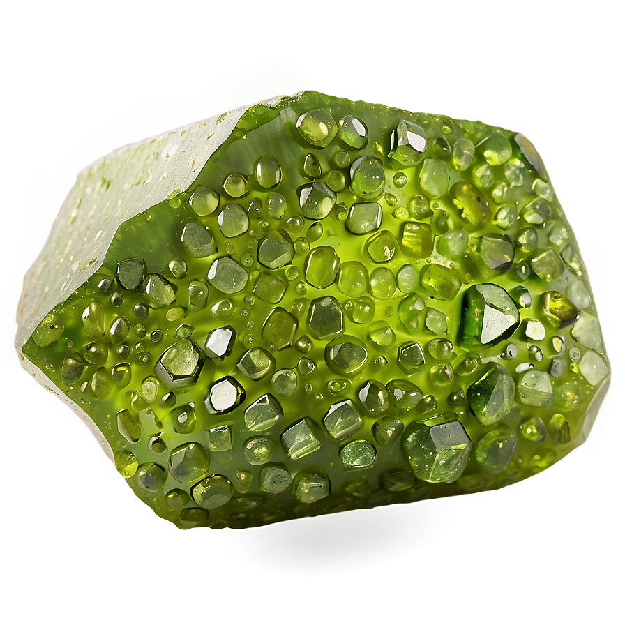 Raw Peridot Rock Png 23