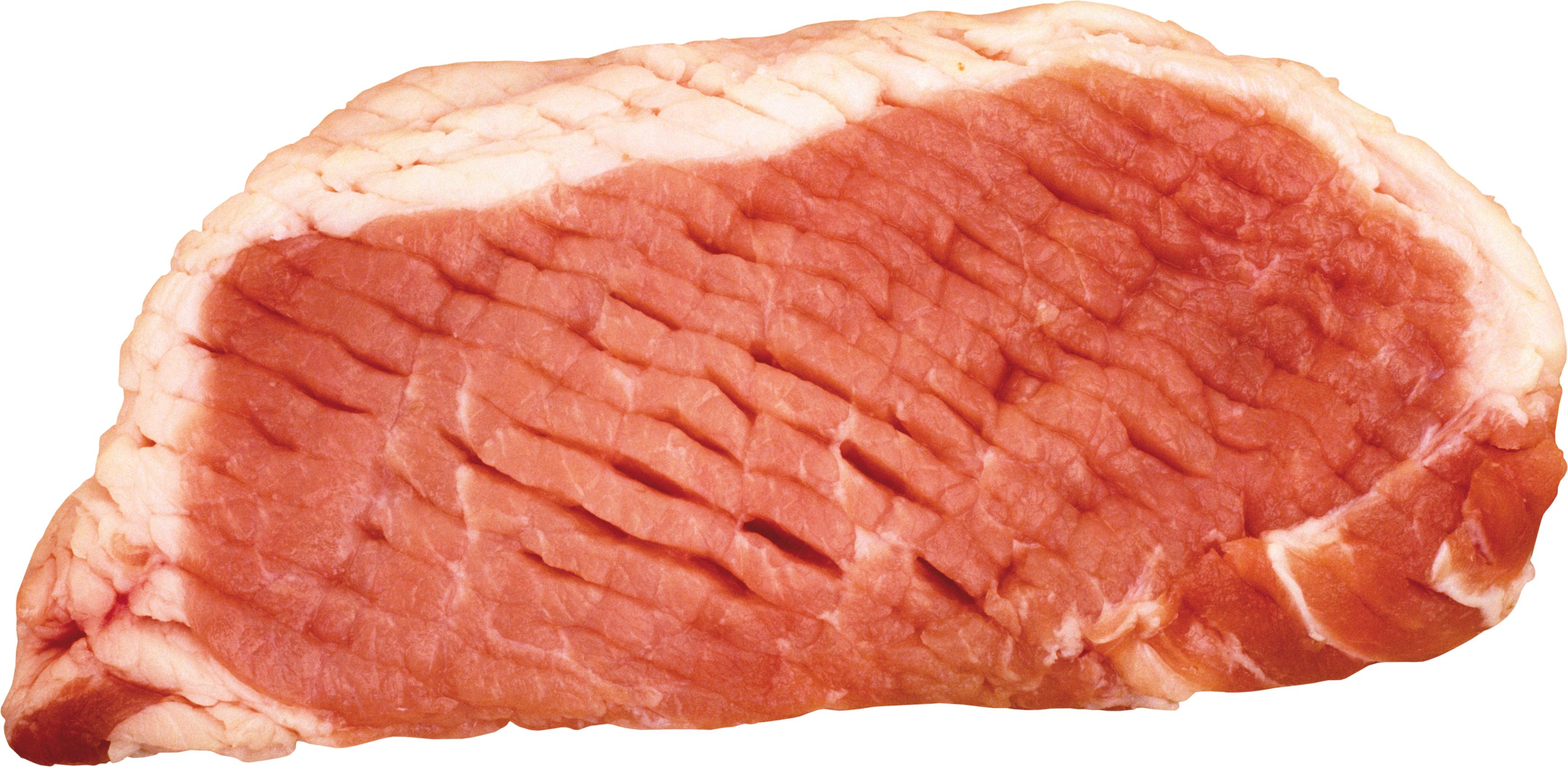 Raw Pork Loin Cut Isolated