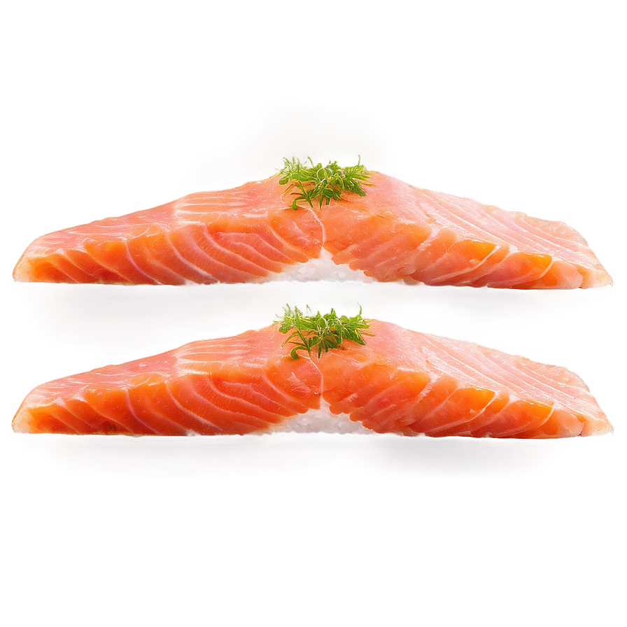 Raw Salmon Slice Png Kgi