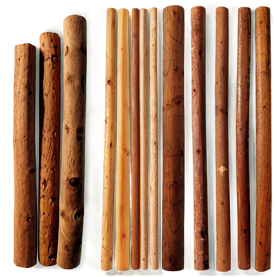 Raw Wood Stick Png 8