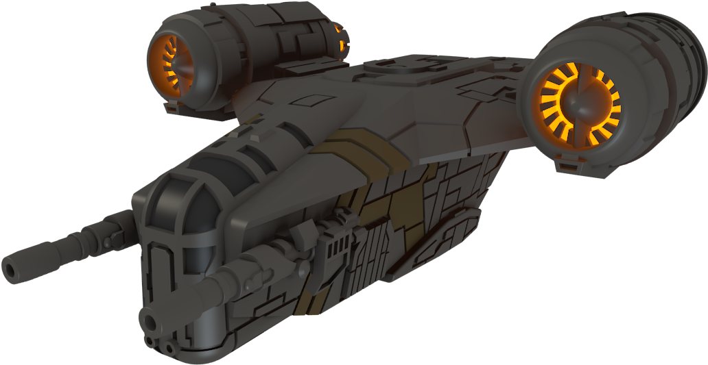 Razor Crest Spaceship Mandalorian