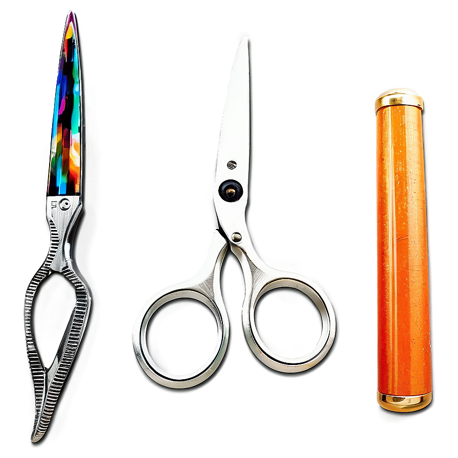 Razor Edge Barber Scissors Png 38