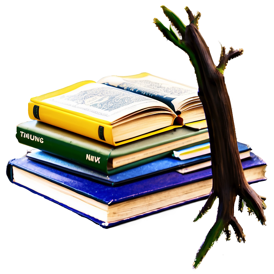 Reading Books Stack Png Aey