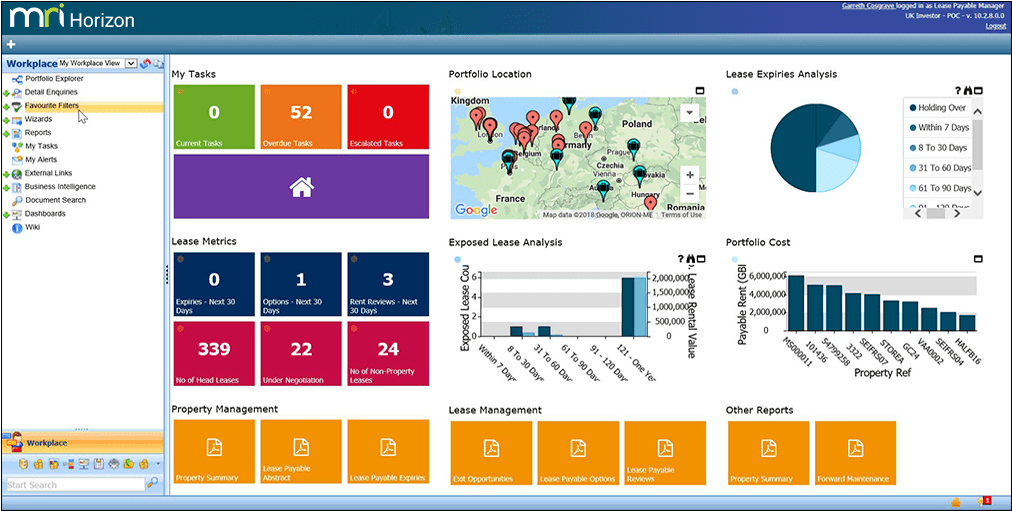 Real Estate Portfolio Management Dashboard