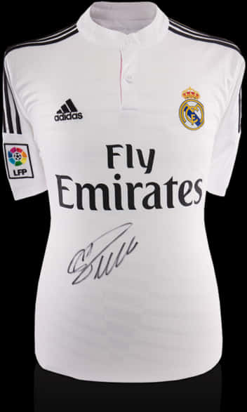Real Madrid Adidas Jersey Signed