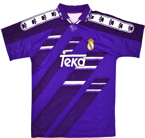 Real Madrid Purple Striped Jersey