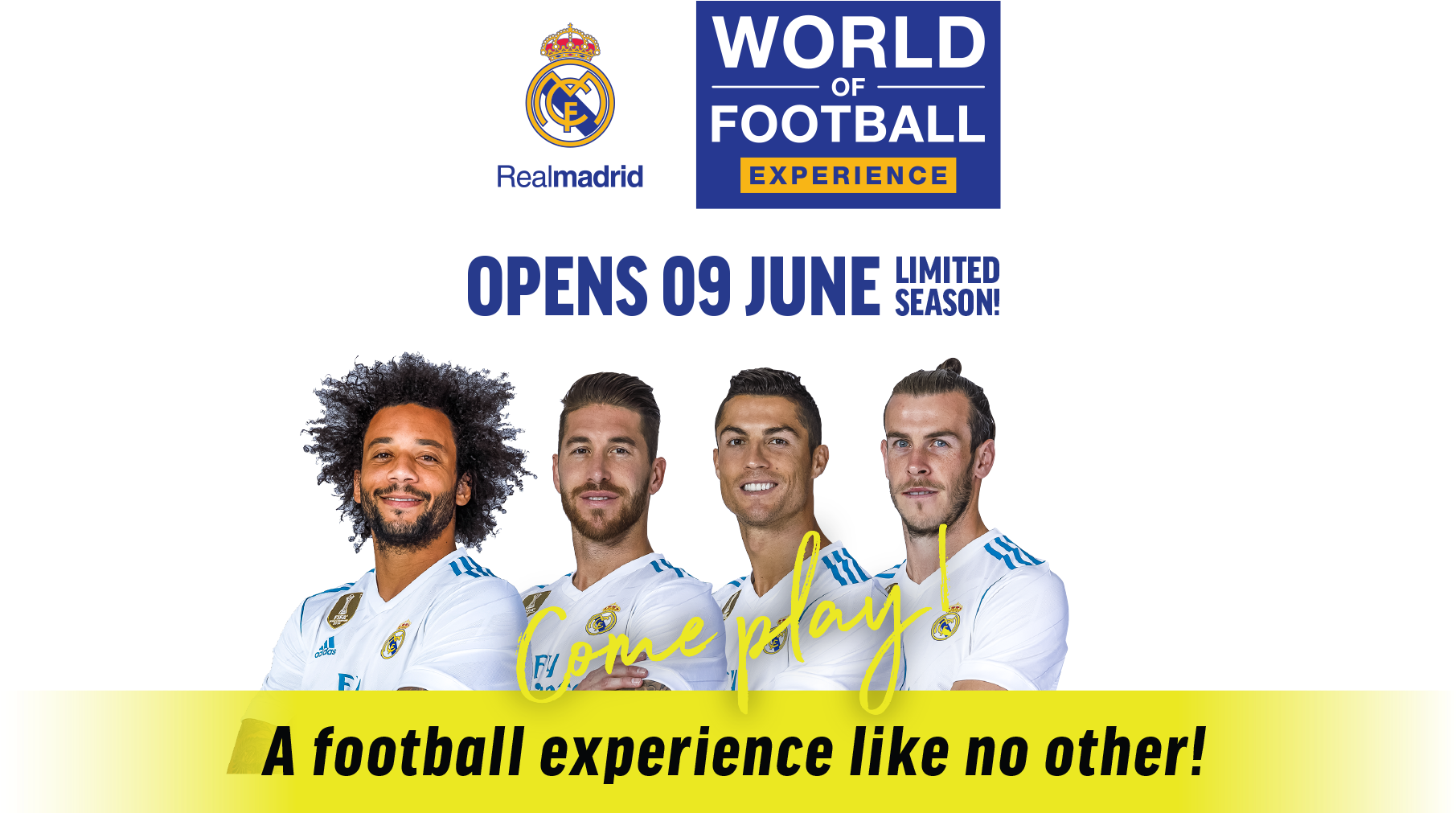 Real Madrid Worldof Football Experience Ad